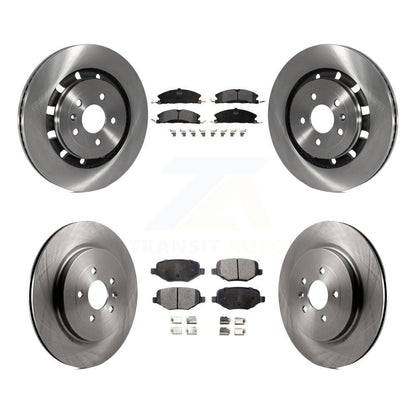 Brake Rotors & Semi-Metallic Pad Front Rear Kit For Ford Explorer Police Utility