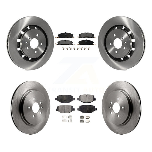 Brake Rotors & Semi-Metallic Pad Front Rear Kit For Ford Explorer Police Utility