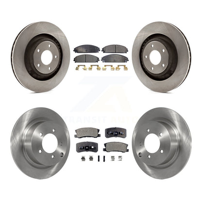 Brake Rotor & Semi-Metallic Pad Front Rear Kit For 2008-2009 Dodge Caliber SRT-4