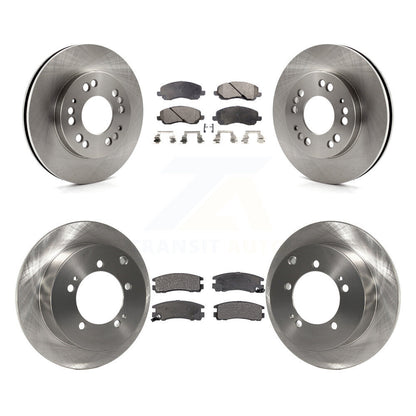 Brake Rotor & Semi-Metallic Pad Front Rear Kit For Mitsubishi Eclipse From 06 01