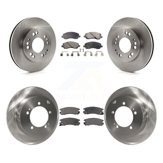 Brake Rotor & Semi-Metallic Pad Front Rear Kit For Mitsubishi Eclipse From 06 01