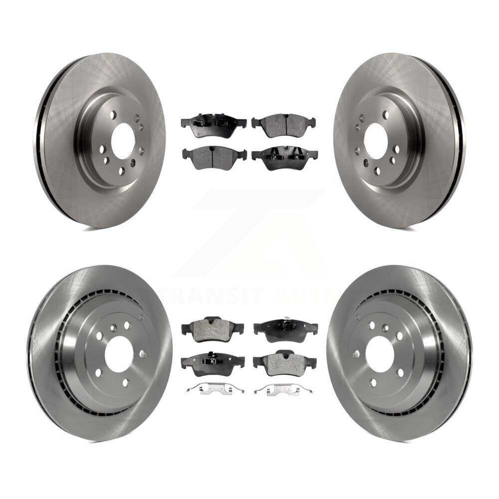 Brake Rotor & Semi-Metallic Pad Front Rear Kit For Mercedes-Benz ML500 R320 R350