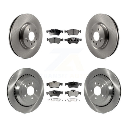 Brake Rotor & Semi-Metallic Pad Front Rear Kit For Mercedes-Benz ML500 R320 R350