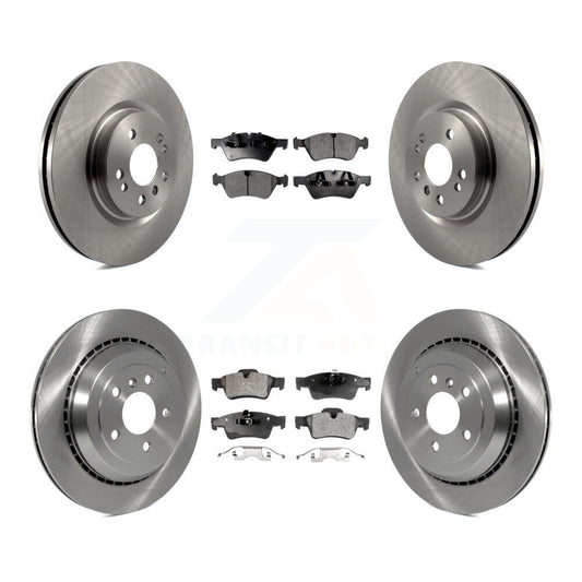 Brake Rotor & Semi-Metallic Pad Front Rear Kit For Mercedes-Benz ML500 R320 R350
