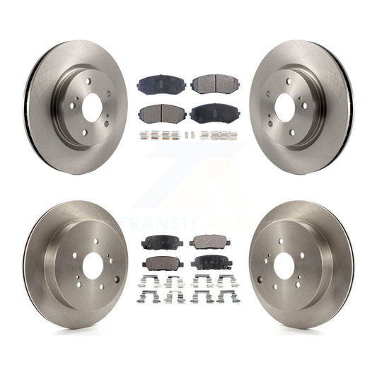 Brake Rotor & Semi-Metallic Pad Front Rear Kit For 2009-2013 Suzuki Grand Vitara