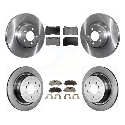 Brake Rotor & Semi-Metallic Pad Front Rear Kit For Land Rover Range Supercharged
