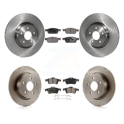 Brake Rotor And Semi-Metallic Pad Front Rear Kit For Ford Escape Transit Connect