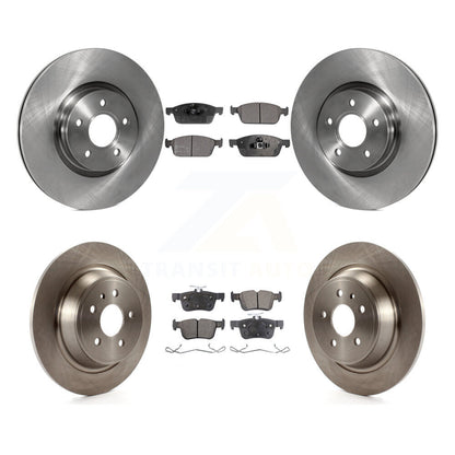 Disc Brake Rotors & Semi-Metallic Pad Front Rear Kit For Ford Escape Lincoln MKC