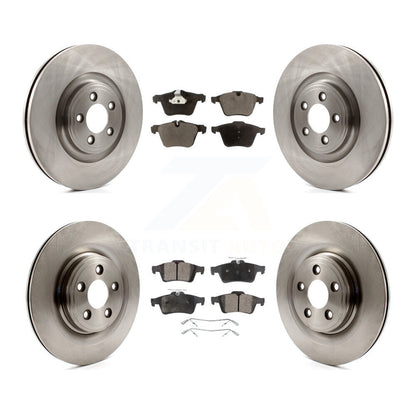 Brake Rotors & Semi-Metallic Pad Front Rear Kit For Jaguar XF XJ XKR XK Super V8