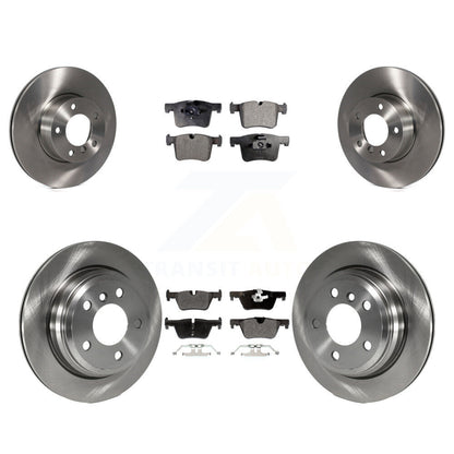 Disc Brake Rotors And Semi-Metallic Pads Front Rear Kit For BMW 320i xDrive 328d