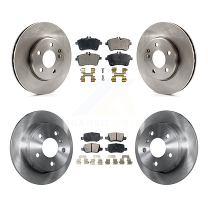 Brake Rotors & Semi-Metallic Pad Front Rear Kit For 2006-2011 Mercedes-Benz B200