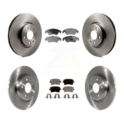 Brake Rotor & Semi-Metallic Pad Front Rear Kit For Audi Q5 A4 Quattro A5 allroad