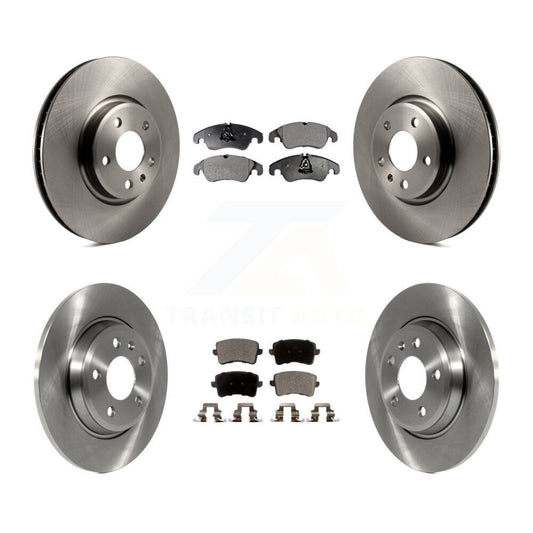 Brake Rotor & Semi-Metallic Pad Front Rear Kit For Audi Q5 A4 Quattro A5 allroad