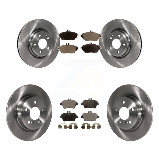 Brake Rotor & Semi-Metallic Pad Front Rear Kit For Mercedes-Benz GLA250 CLA250 B