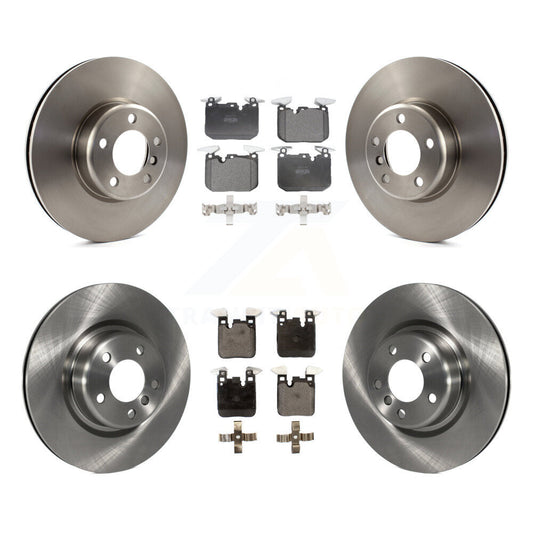 Disc Brake Rotor And Semi-Metallic Pad Front Rear Kit For BMW M240i xDrive M235i