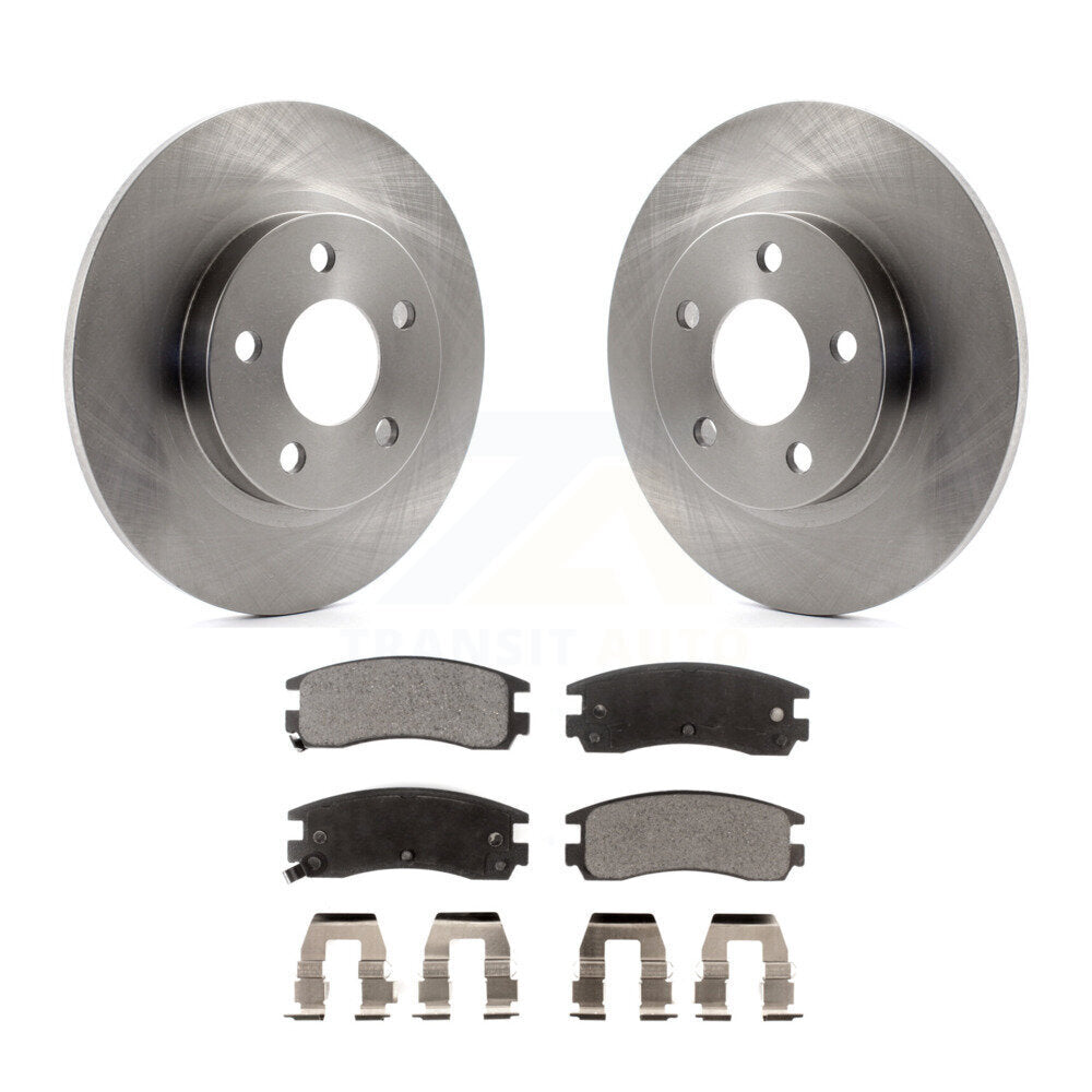 Brake Rotor & Semi-Metallic Pad Rear Kit For Cadillac DeVille Seville Buick Park