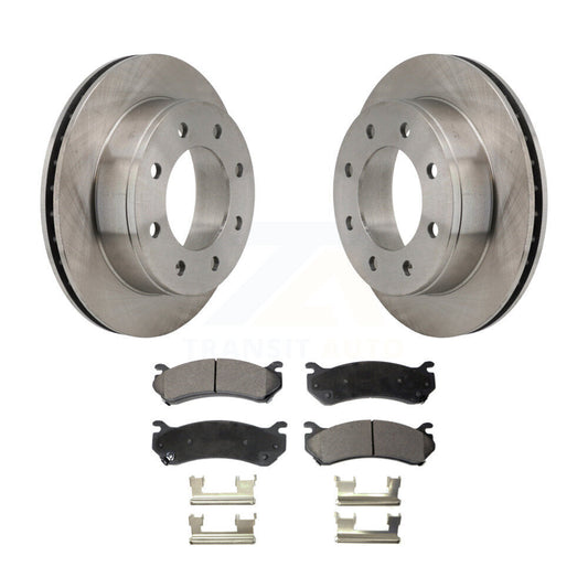 Brake Rotor & Semi-Metallic Pad Rear Kit For Chevrolet GMC Sierra 2500 HD Hummer