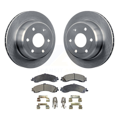 Brake Rotor & Semi-Metallic Pad Rear Kit For Chevrolet GMC Silverado 1500 Sierra