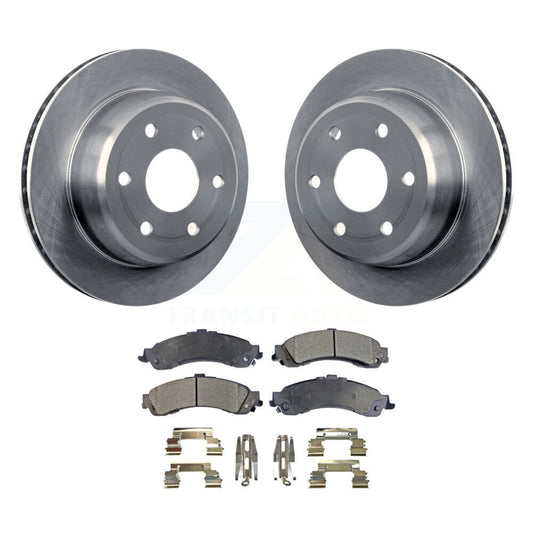 Brake Rotor & Semi-Metallic Pad Rear Kit For Chevrolet GMC Silverado 1500 Sierra