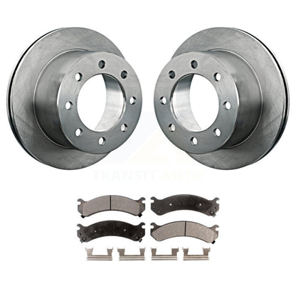 Brake Rotor & Semi-Metallic Pad Rear Kit For Chevrolet GMC Silverado 3500 Sierra