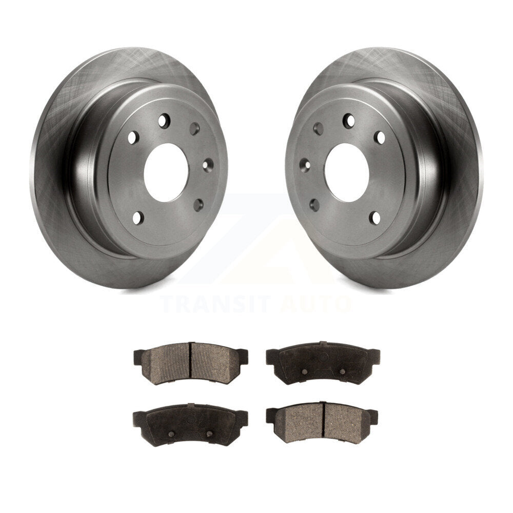 Brake Rotor & Semi-Metallic Pad Rear Kit For Chevrolet Optra Suzuki Forenza Reno