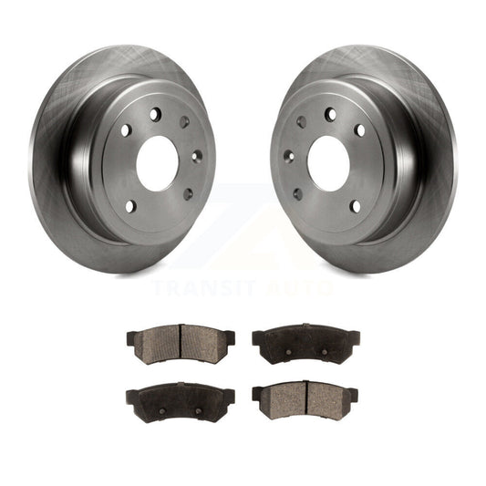 Brake Rotor & Semi-Metallic Pad Rear Kit For Chevrolet Optra Suzuki Forenza Reno