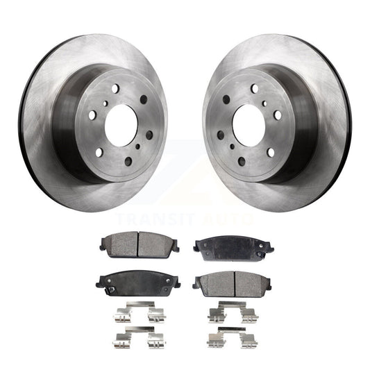 Brake Rotor & Semi-Metallic Pad Rear Kit For Chevrolet GMC Sierra 1500 Silverado