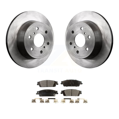 Brake Rotor & Semi-Metallic Pad Rear Kit For Chevrolet GMC Silverado 1500 Sierra
