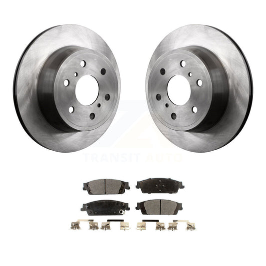 Brake Rotor & Semi-Metallic Pad Rear Kit For Chevrolet GMC Silverado 1500 Sierra