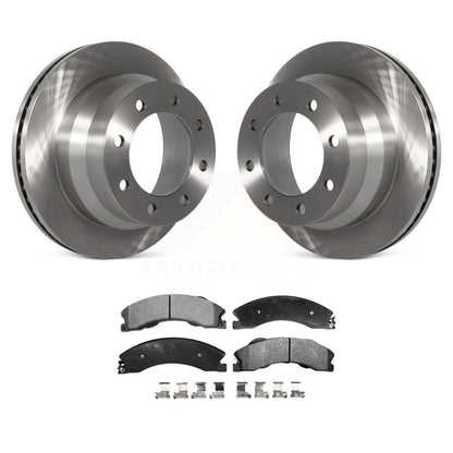 Brake Rotor And Semi-Metallic Pad Rear Kit For GMC Savana 3500 Chevrolet Express