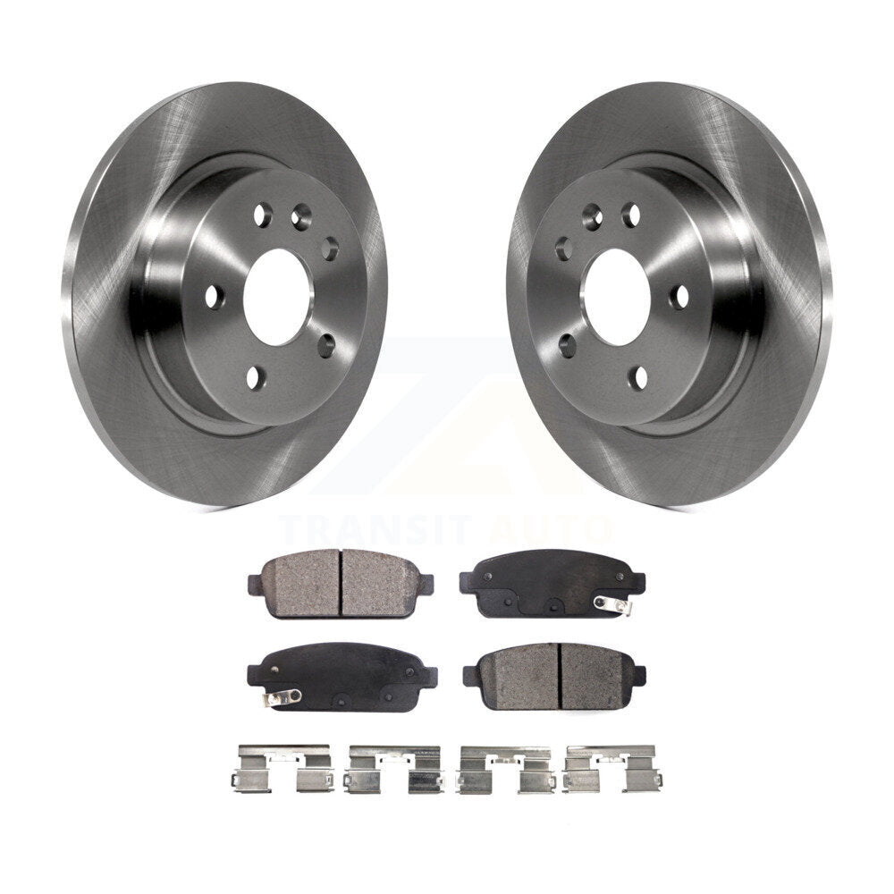 Brake Rotor And Semi-Metallic Pad Rear Kit For Chevrolet Cruze Trax Buick Encore