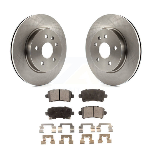 Brake Rotor & Semi-Metallic Pad Rear Kit For Chevrolet Buick Malibu Impala Regal