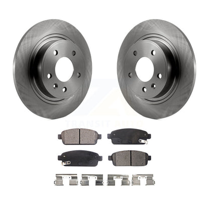 Brake Rotors Semi-Metallic Pad Rear Kit For Chevrolet Cruze Buick Verano Orlando