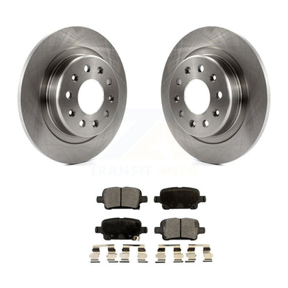 Brake Rotors Semi-Metallic Pad Rear Kit For Chevrolet Equinox GMC Terrain Malibu