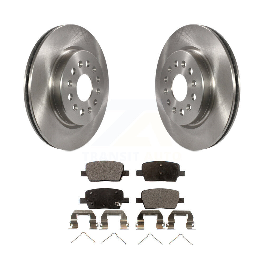 Brake Rotor & Semi-Metallic Pad Rear Kit For Chevrolet Cadillac XT5 Traverse GMC