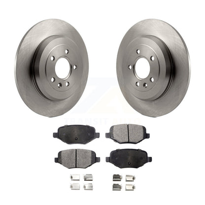 Brake Rotor & Semi-Metallic Pad Rear Kit For Ford Explorer Edge Flex Lincoln MKX