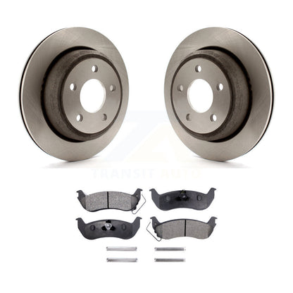 Disc Brake Rotors & Semi-Metallic Pad Rear Kit For Ford Ranger Mazda B2300 B4000
