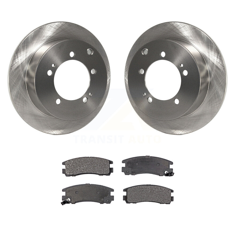 Brake Rotor & Semi-Metallic Pad Rear Kit For Chrysler Sebring Mitsubishi Eclipse