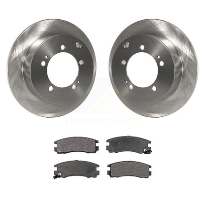 Brake Rotor & Semi-Metallic Pad Rear Kit For Chrysler Sebring Mitsubishi Eclipse