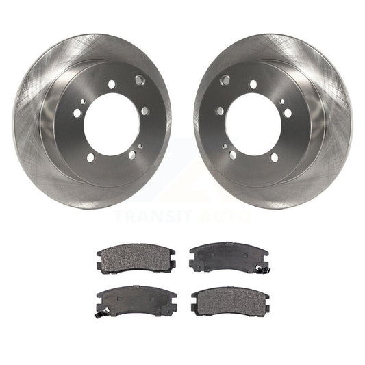 Brake Rotor & Semi-Metallic Pad Rear Kit For Chrysler Sebring Mitsubishi Eclipse