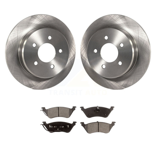 Brake Rotor & Semi-Metallic Pad Rear Kit For Dodge Grand Caravan Chrysler Town