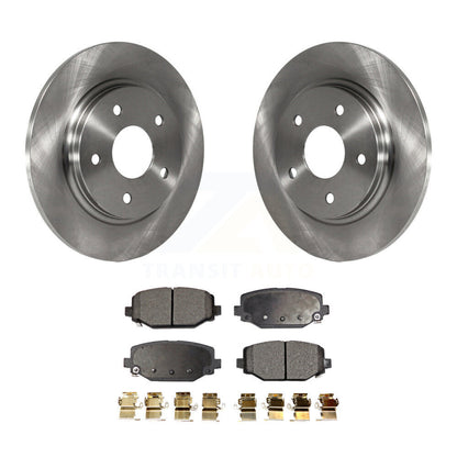 Disc Brake Rotors And Semi-Metallic Pads Rear Kit For Dodge Grand Caravan