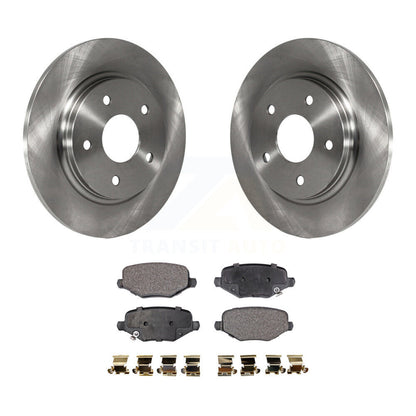 Brake Rotor & Semi-Metallic Pad Rear Kit For Dodge Grand Caravan Chrysler Town