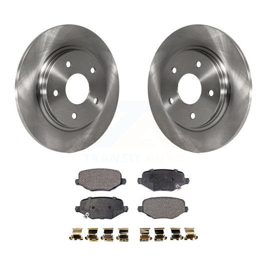 Brake Rotor & Semi-Metallic Pad Rear Kit For Dodge Grand Caravan Chrysler Town