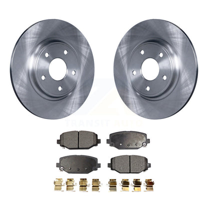Brake Rotors Semi-Metallic Pad Rear Kit For Dodge Grand Caravan Journey Chrysler