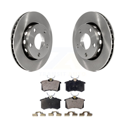 Disc Brake Rotors And Semi-Metallic Pads Rear Kit For 2000-2001 Audi S4