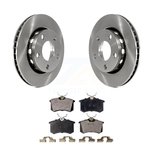 Disc Brake Rotors And Semi-Metallic Pads Rear Kit For 2000-2001 Audi S4