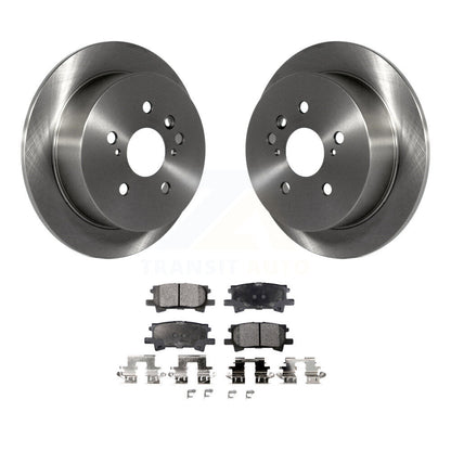 Brake Rotor & Semi-Metallic Pad Rear Kit For Lexus RX350 Toyota Highlander RX330