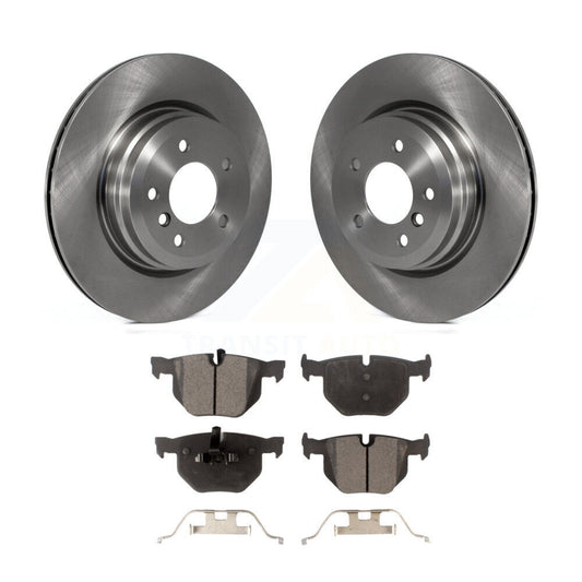 Brake Rotor & Semi-Metallic Pad Rear Kit For BMW X1 335i xDrive 335xi 330i 330xi