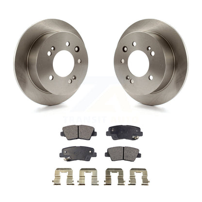 Brake Rotor & Semi-Metallic Pad Rear Kit For Hyundai Elantra Sedan From 03 23 10